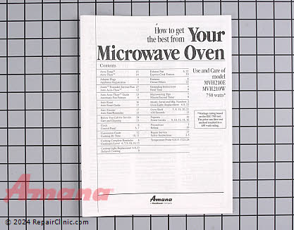 Owner's Manual C8940825 Alternate Product View