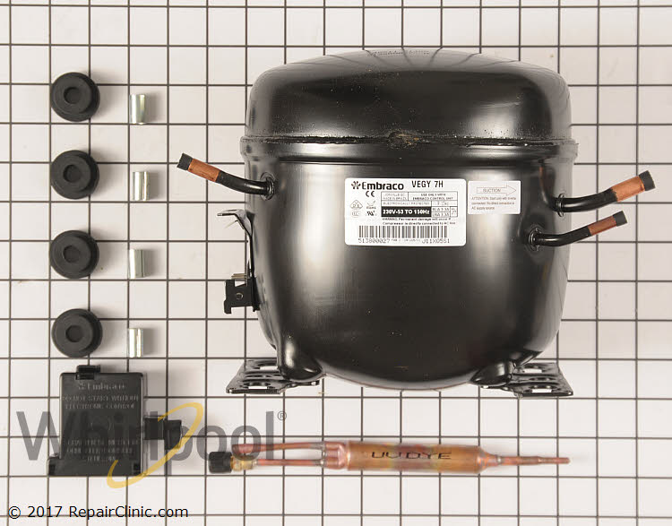 Compressor W10276644 | Whirlpool Replacement Parts