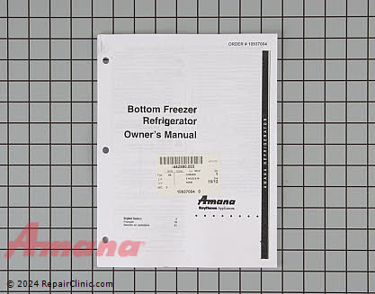 Owner's Manual 10937004 Alternate Product View