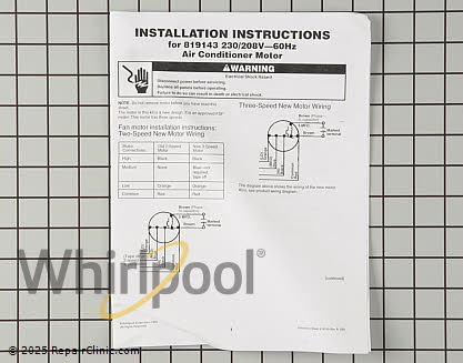Fan Motor 4387262 Alternate Product View