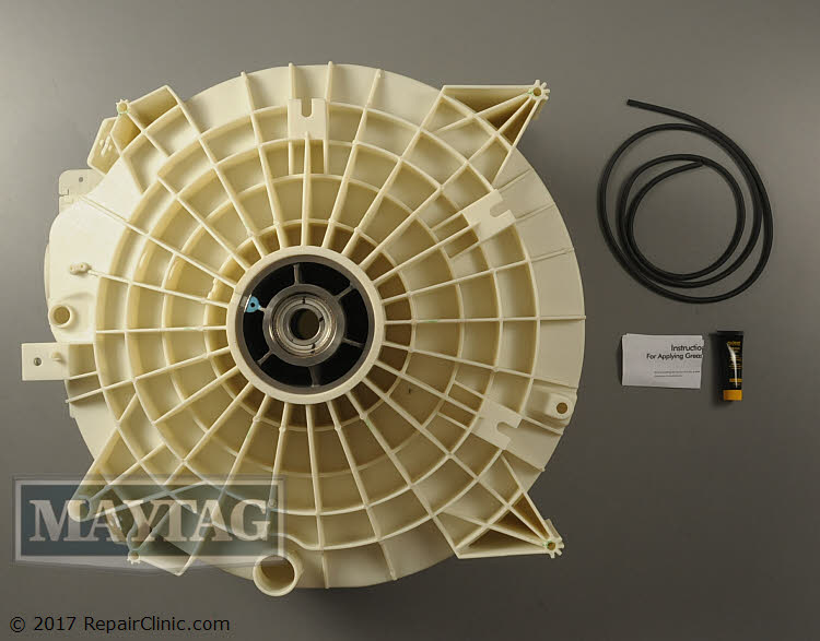 Rear Drum with Bearing W10250806 Maytag Replacement Parts