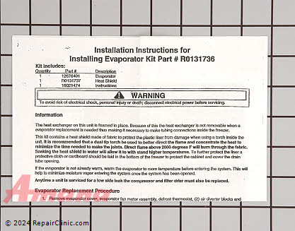 Evaporator 12001940 Alternate Product View