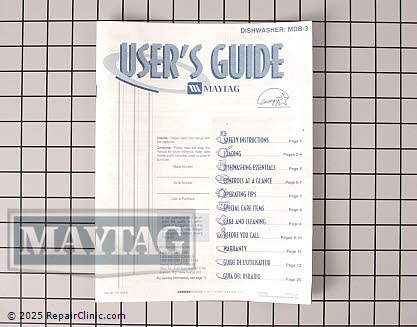 Owner's Manual 6918381 Alternate Product View