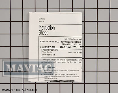 Door Liner 22003085 Alternate Product View