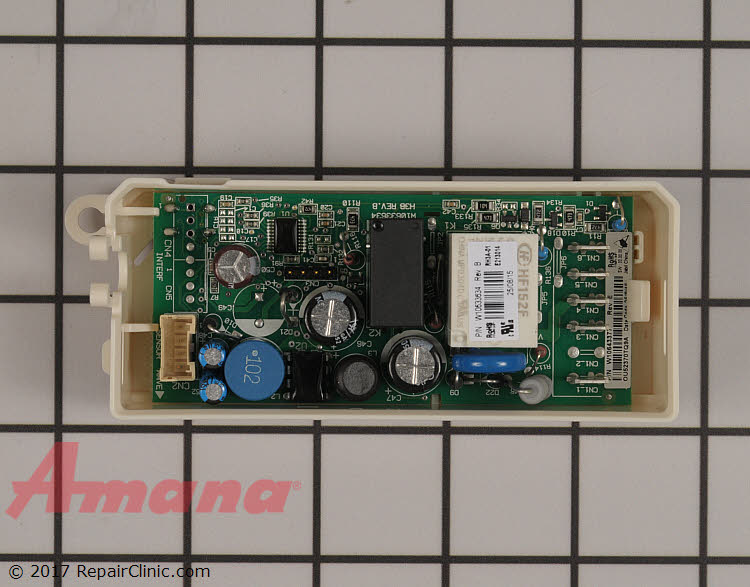 thumbnail image 2 of Amana Washer Main Control Board W10484678 – Used, Working, For Model NTW4650YQ0 (6-Month Warranty) 2 of 6