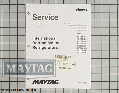 Owner's Manual 16023324 Alternate Product View