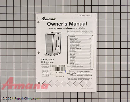 Manual 16022371 Alternate Product View