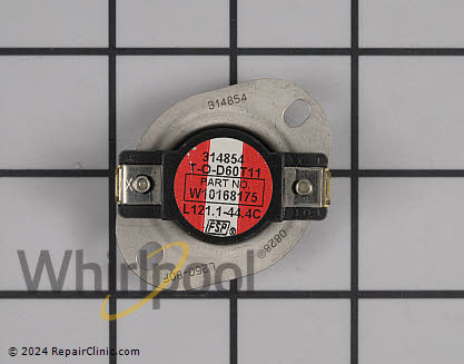 High Limit Thermostat WPW10168175 Alternate Product View