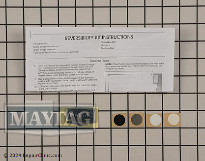 Door Reversal Kit W10395149 Alternate Product View