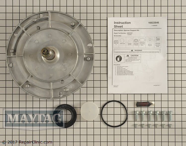 Tub Seal and Bearing Kit 25001057 Maytag Replacement Parts