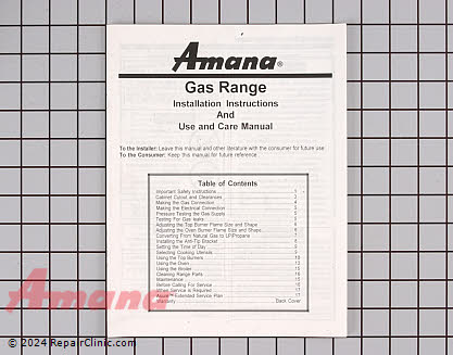 Manuals, Care Guides & Literature 07717902 Alternate Product View
