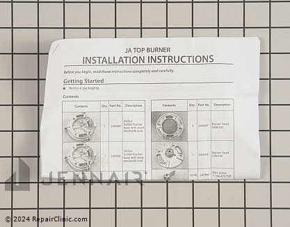 Surface Burner Orifice Holder WPW10169413 Alternate Product View