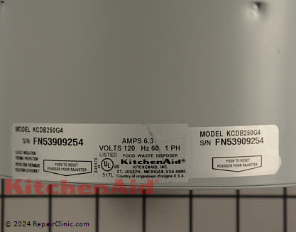 Garbage Disposer W11735305 Alternate Product View