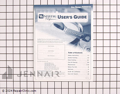Owner's Manual 74005285 Alternate Product View