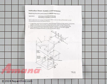 High Limit Thermostat R0702563 Alternate Product View