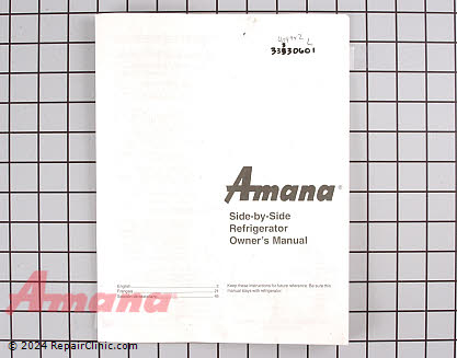 Owner's Manual 12415702 Alternate Product View