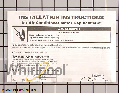 Fan Motor 1181773 Alternate Product View