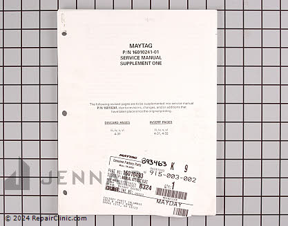 Manuals, Care Guides & Literature 16010493 Alternate Product View