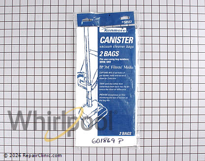 Vacuum Bag 50557 Alternate Product View