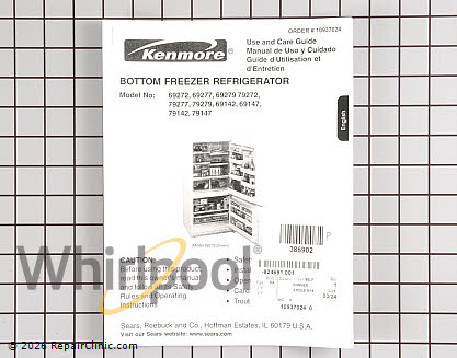 Owner's Manual 10937024 Alternate Product View