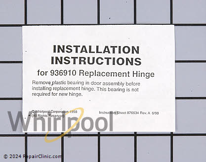 Hinge 936910 Alternate Product View