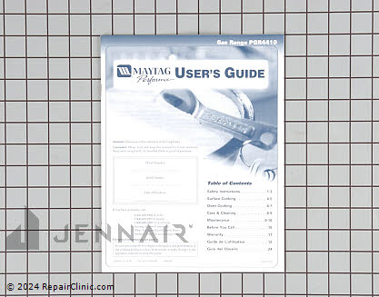 Owner's Manual 74005285 Alternate Product View