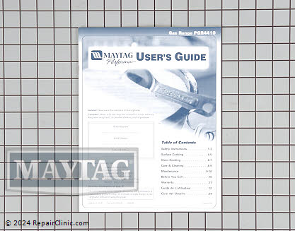Owner's Manual 74005285 Alternate Product View