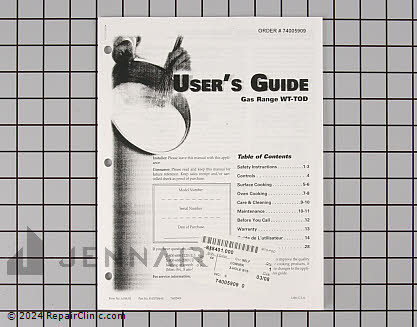 Manual 74005909 Alternate Product View