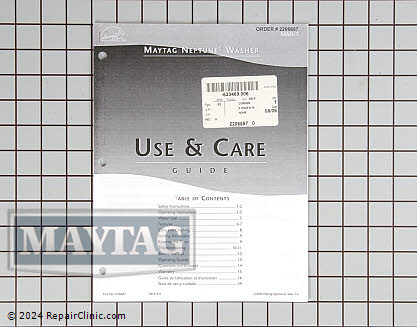 Owner's Manual 2206687 Alternate Product View
