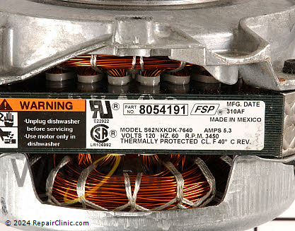 Circulation and Drain Pump Motor 3378053 Alternate Product View