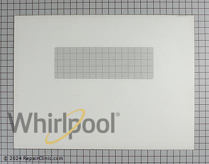 Glass, oven door, whi 0302466 Alternate Product View