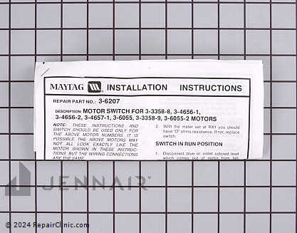 Motor Switch 306207 Alternate Product View