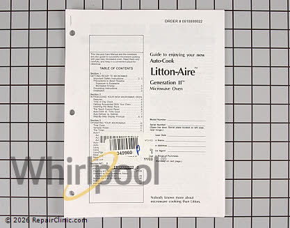Owner's Manual 0510000022 Alternate Product View