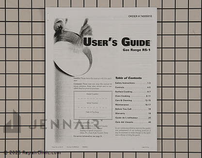 Manual 74005910 Alternate Product View