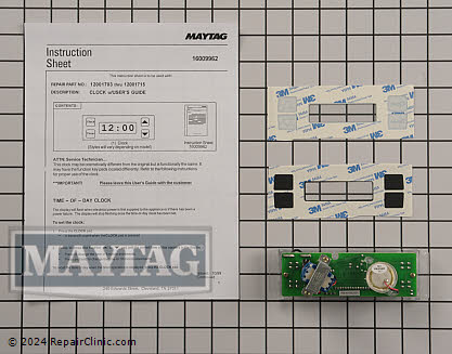 Clock Assembly W10799767 Alternate Product View