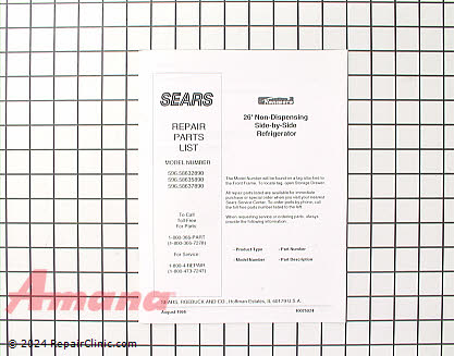 Parts Catalog 10075024 Alternate Product View
