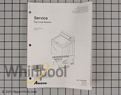 Repair Manual RS3100007 Alternate Product View