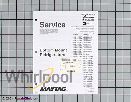 Repair Manual 16025629 Alternate Product View