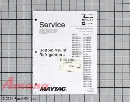 Repair Manual 16025629 Alternate Product View