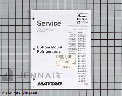 Repair Manual 16025629 Alternate Product View