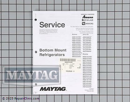 Repair Manual 16025629 Alternate Product View