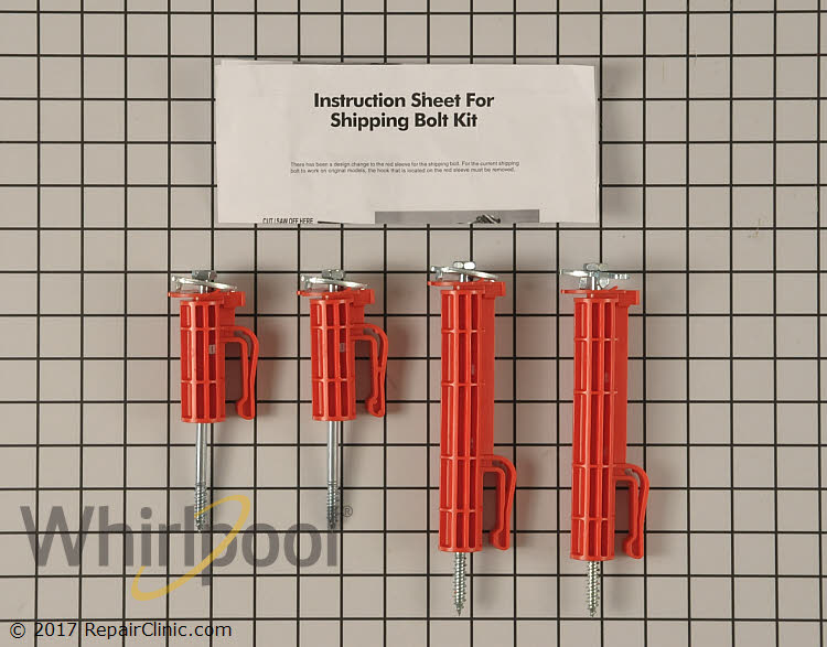 Shipping Bolt Kit W10289554A Alternate Product View