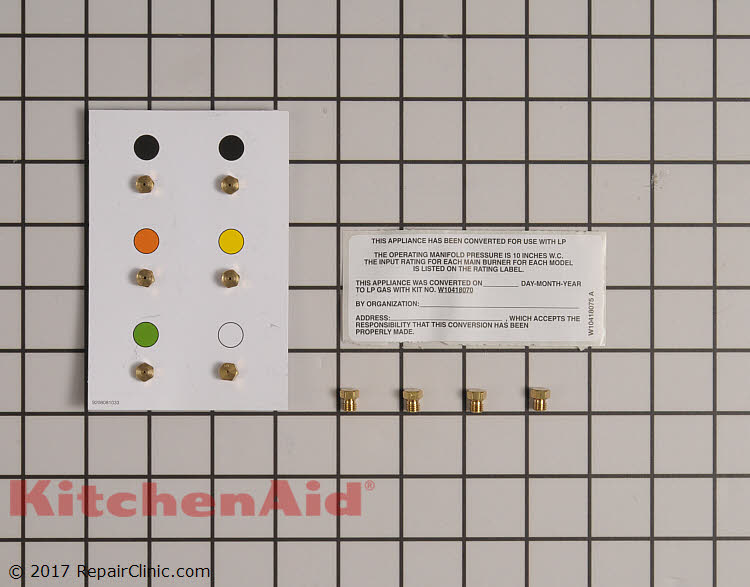 Conversion Kit W10418077 | KitchenAid Replacement Parts