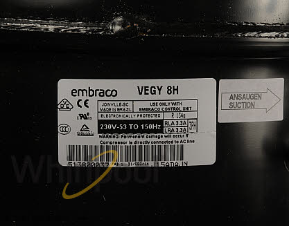 Compressor W10841139 Alternate Product View