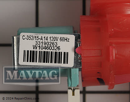 Water Inlet Valve WPW10683653 Alternate Product View