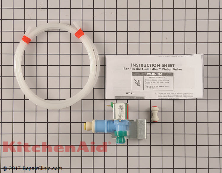 Water Inlet Valve W10408179 KitchenAid Replacement Parts