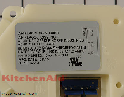 Auger Motor WP2188860 Alternate Product View