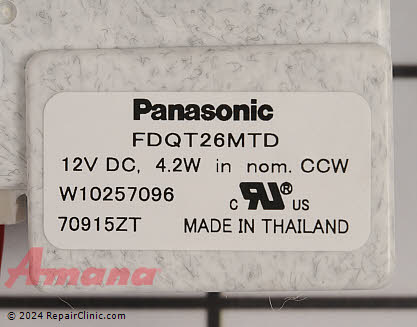 Evaporator Fan Motor W10850438 Alternate Product View