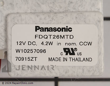 Evaporator Fan Motor W10850438 Alternate Product View