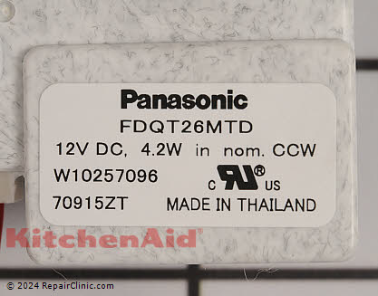 Evaporator Fan Motor W10850438 Alternate Product View